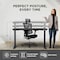 Uncaged Ergonomics RiseUpElectricStandingDesk60X30BlackDesktopDualMotorMemory, RUbbkMDF60 RUbbkMDF60 - alternate 4
